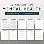 Mental Health Planner & Journal Bundle