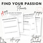 Find Your Passion Planner & Journal