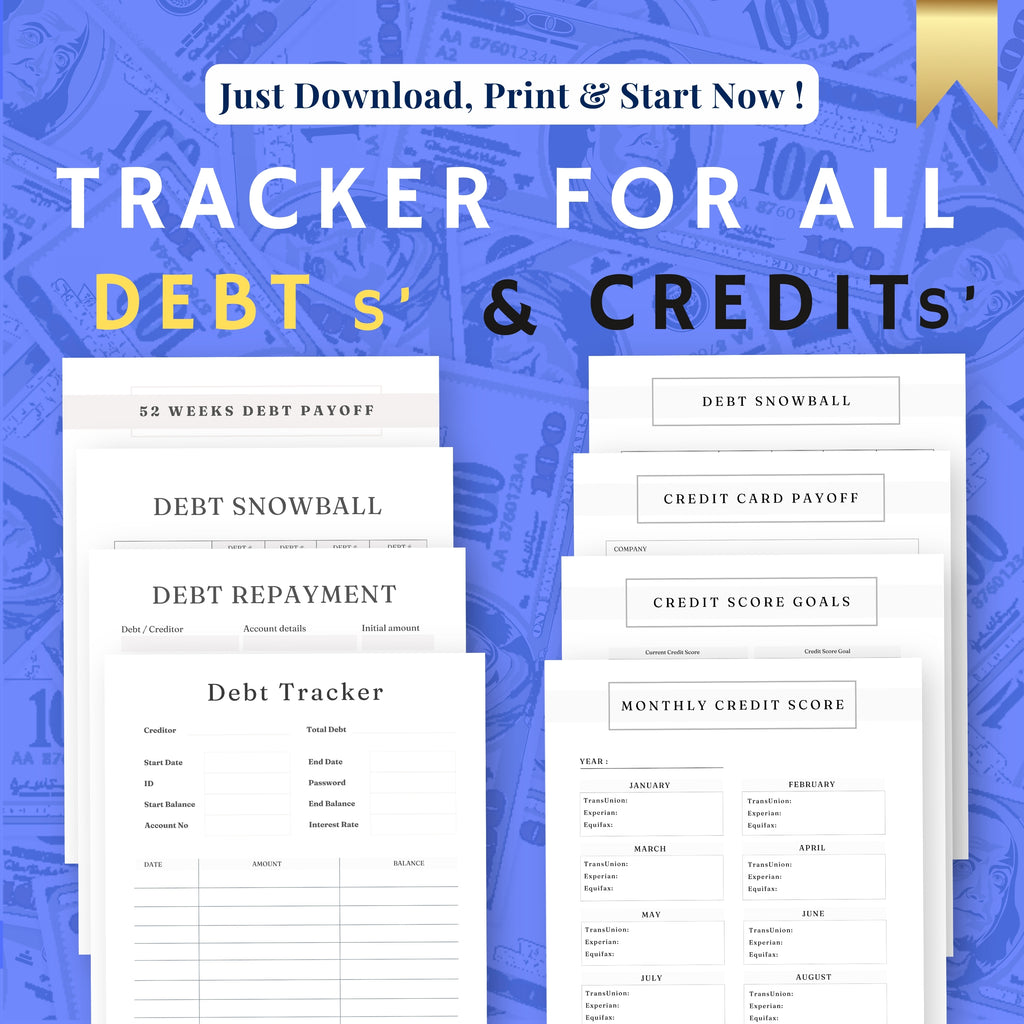 Debt & Credit Trackers Collection