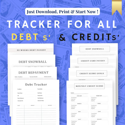 Debt & Credit Trackers Collection