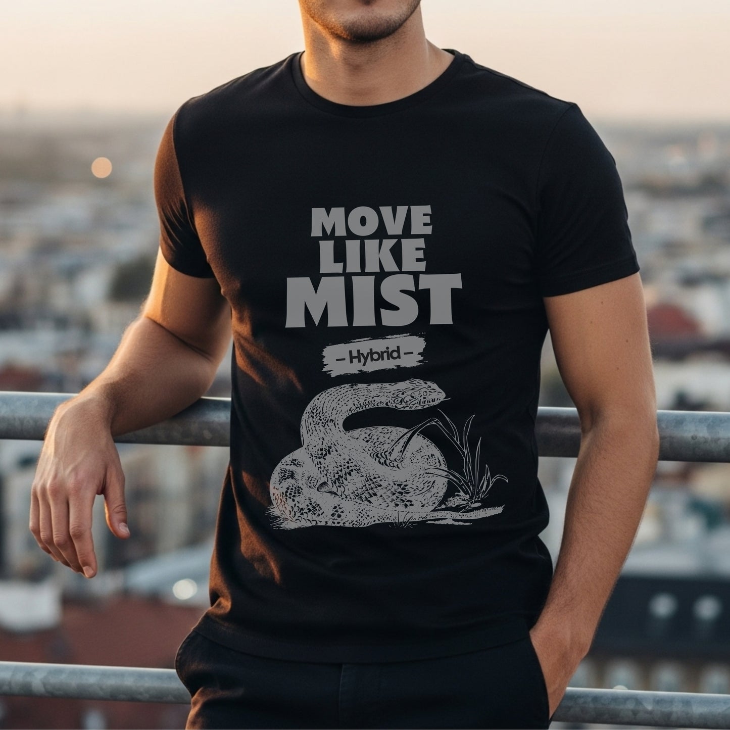 Move Like Mist - Hybrid Snake Fluid Movement Stealth Philosophy Statement Artwork