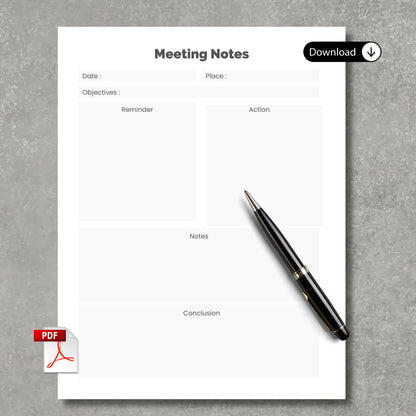 Meeting Notes' Paper V1