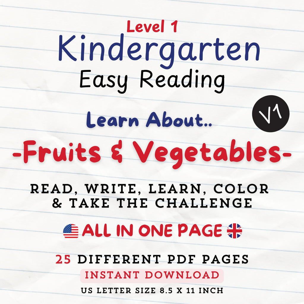 Learn About Fruits & Vegetables V1.