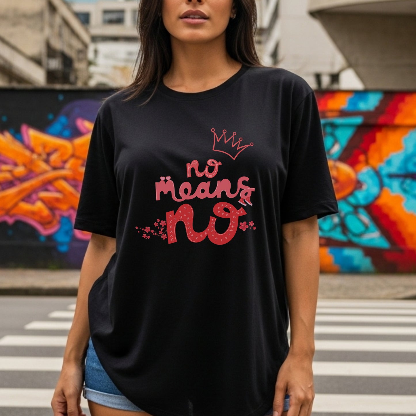 No Means No - Crown Boundary Empowerment Consent Statement Artwork