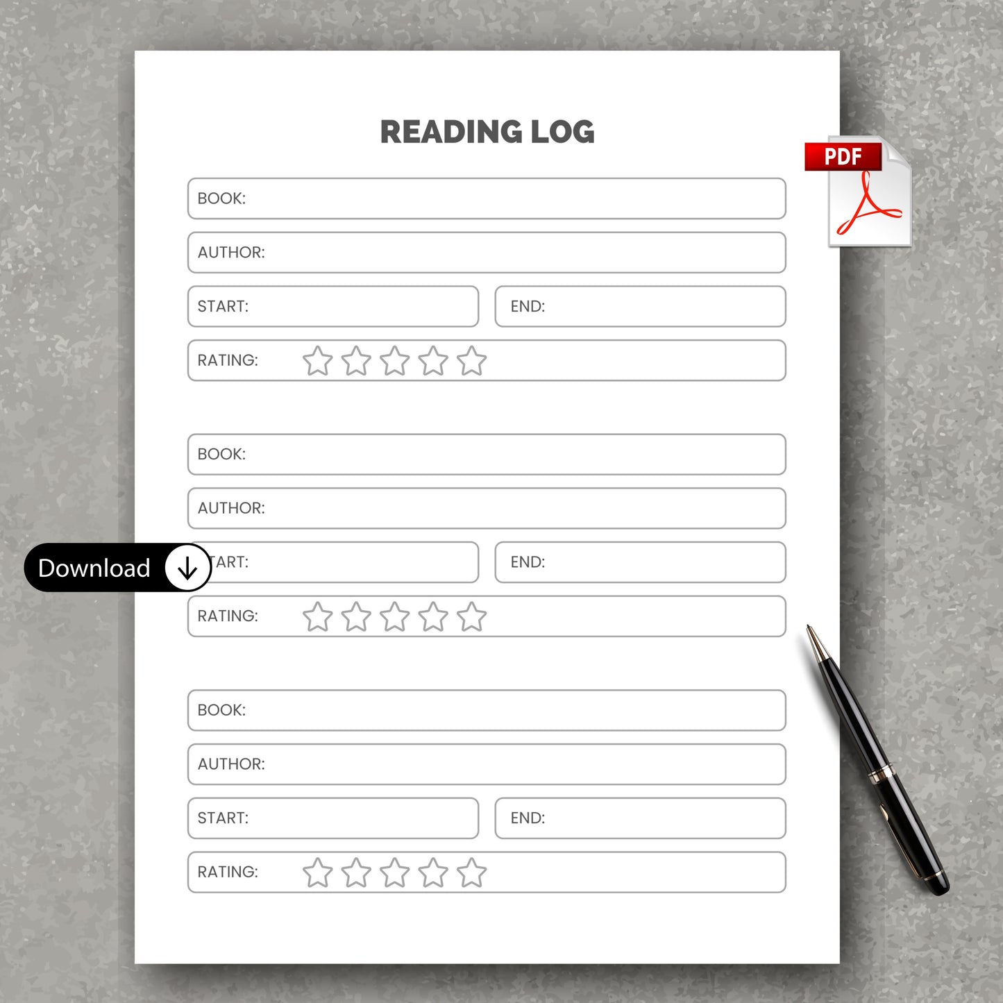 Books' Reading Log Tracker