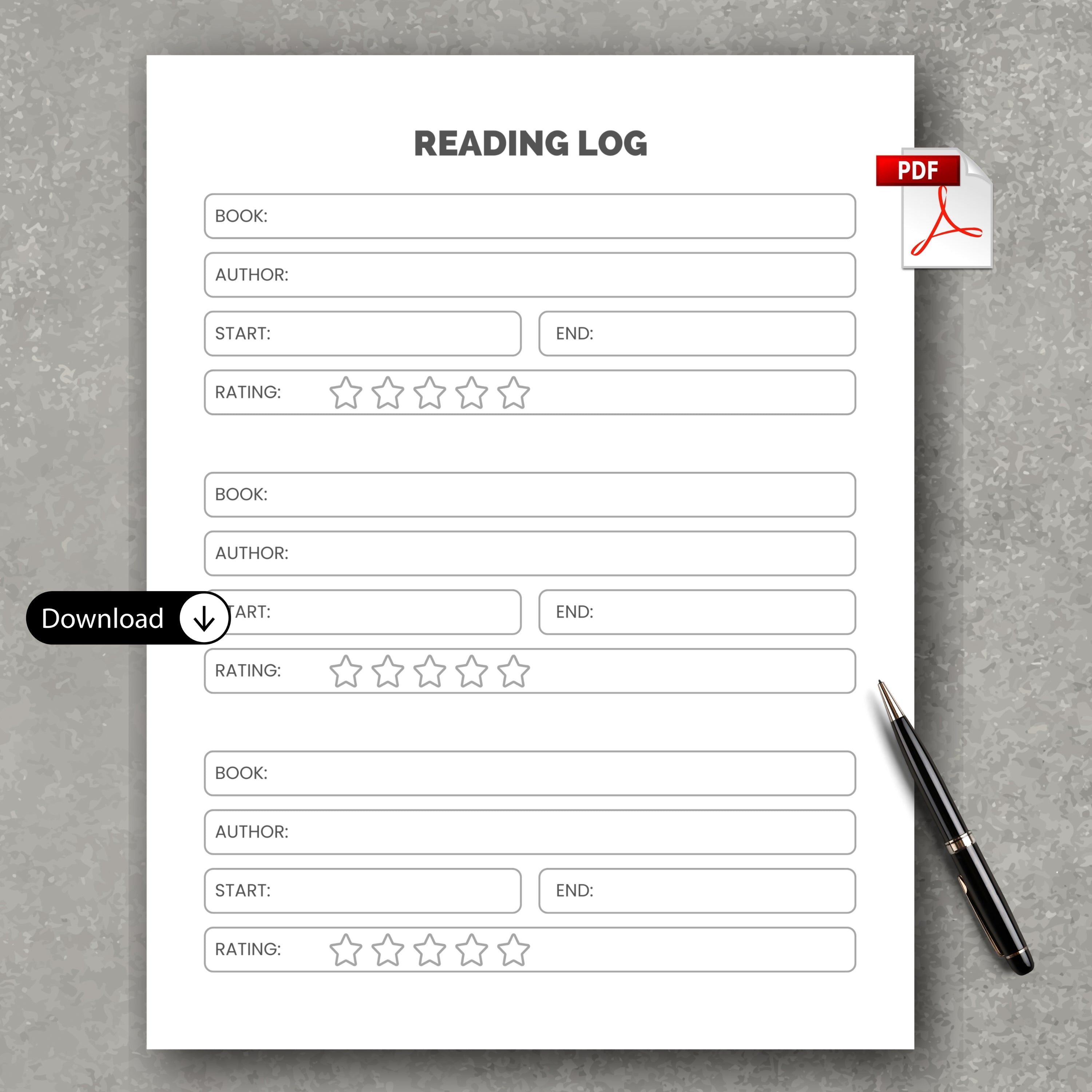 Books' Reading Log Tracker