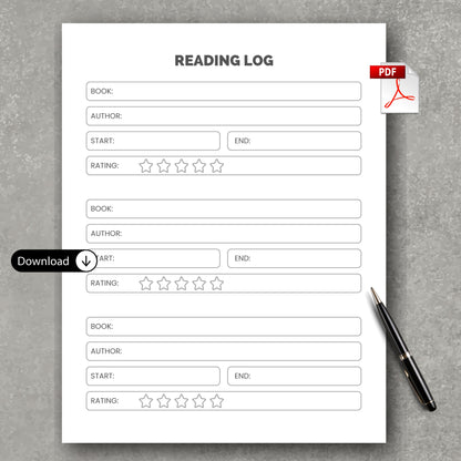 Books' Reading Log Tracker