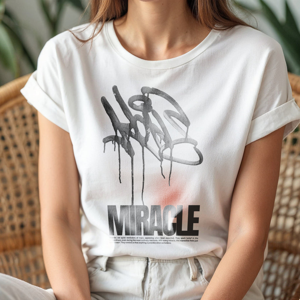 Miracle - Graffiti Hope Faith Extraordinary Belief Statement Artwork