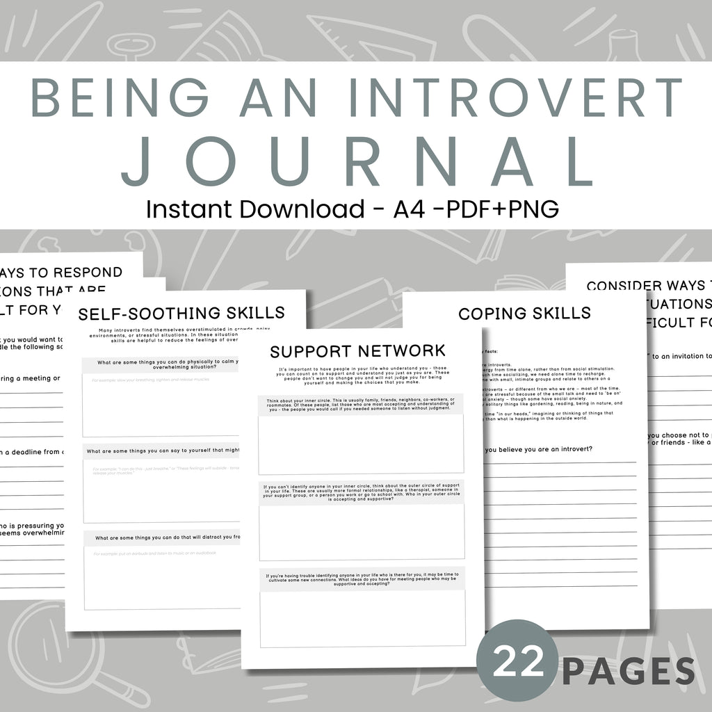 Being an Introvert Journal