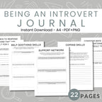 Being an Introvert Journal