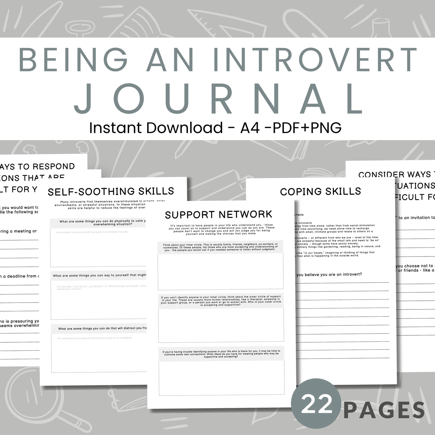 Being an Introvert Journal