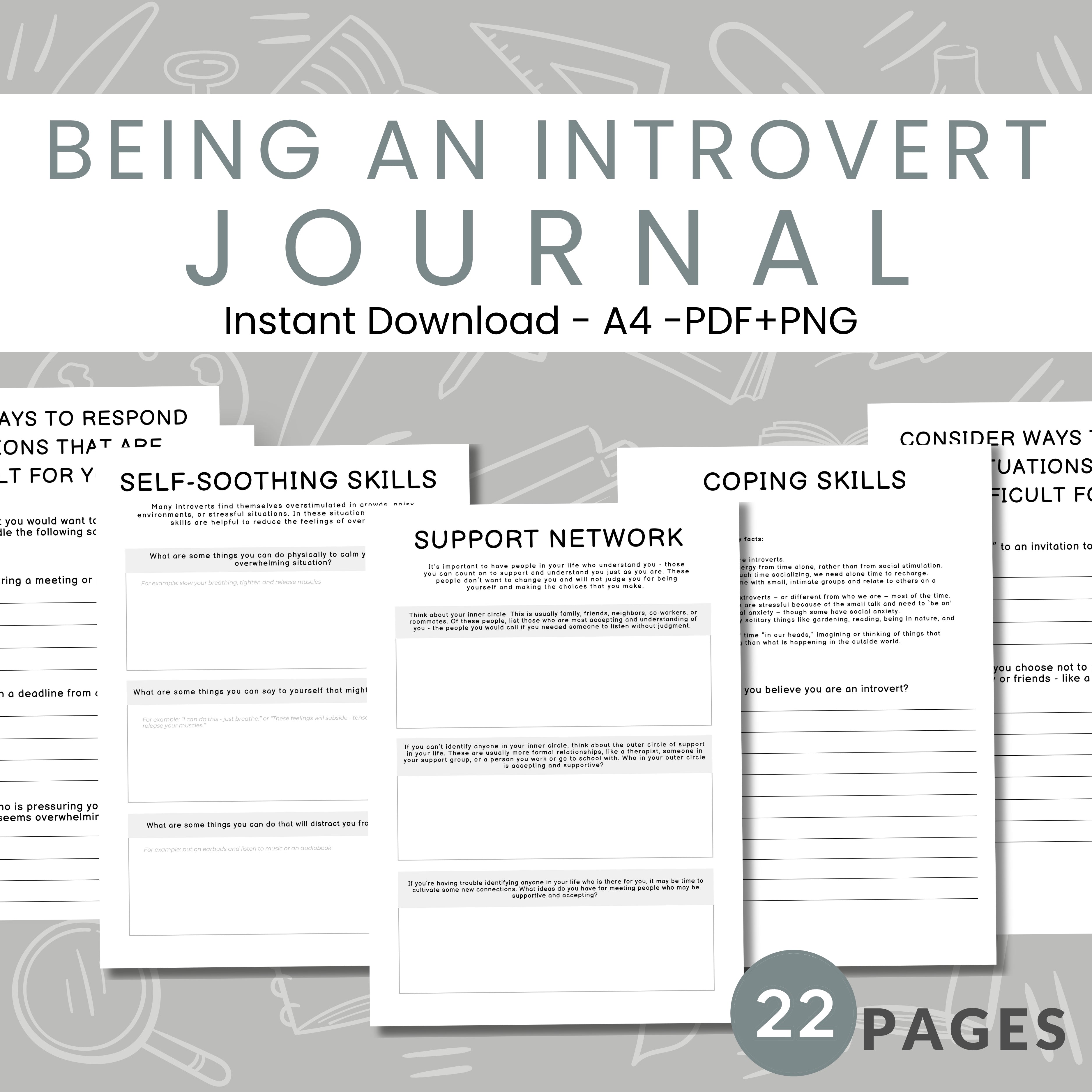 Being an Introvert Journal