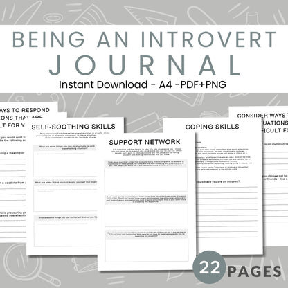 Being an Introvert Journal
