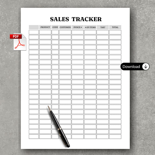 Product's Code Sales Tracker