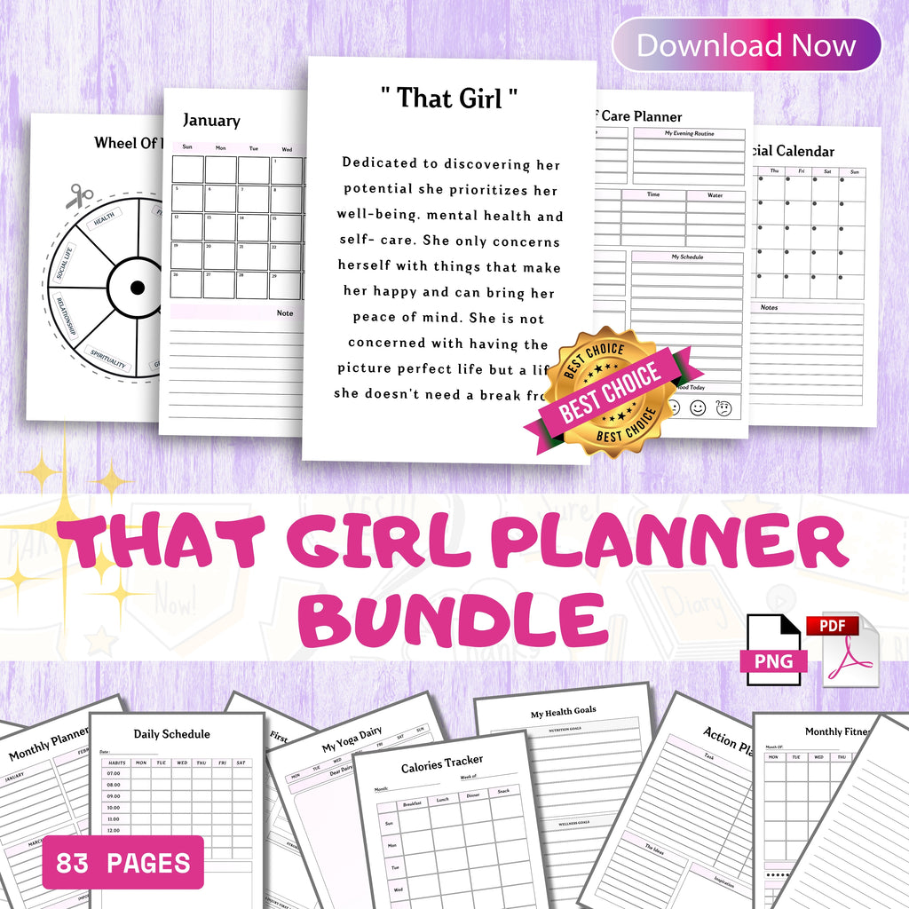 That Girl Planner Bundle 2026