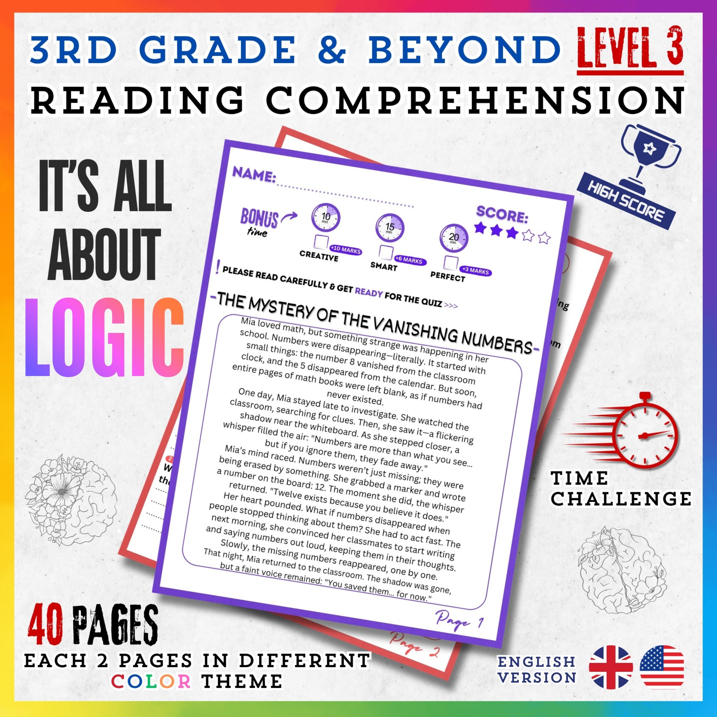 Logic Reading Stories