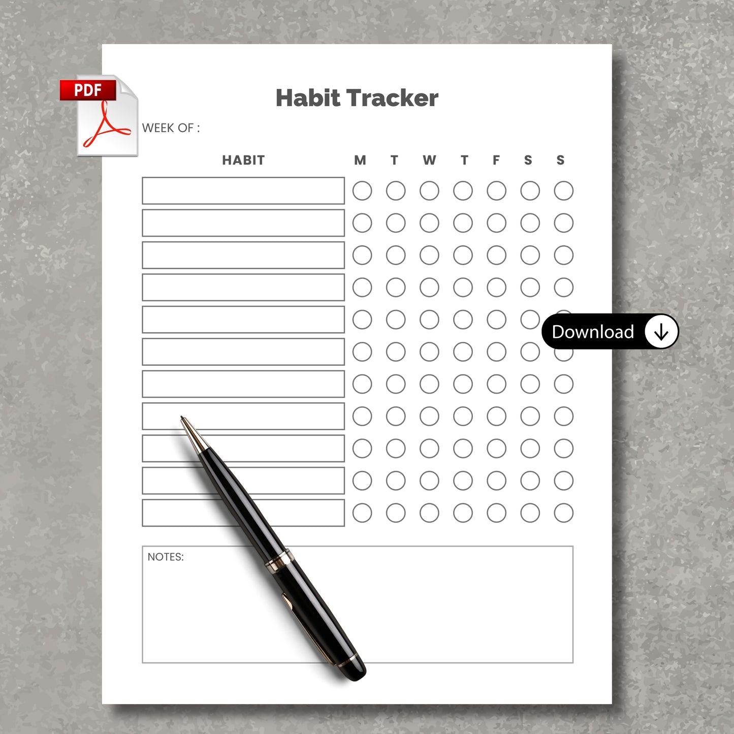 Personal Habit Tacker PDF V1