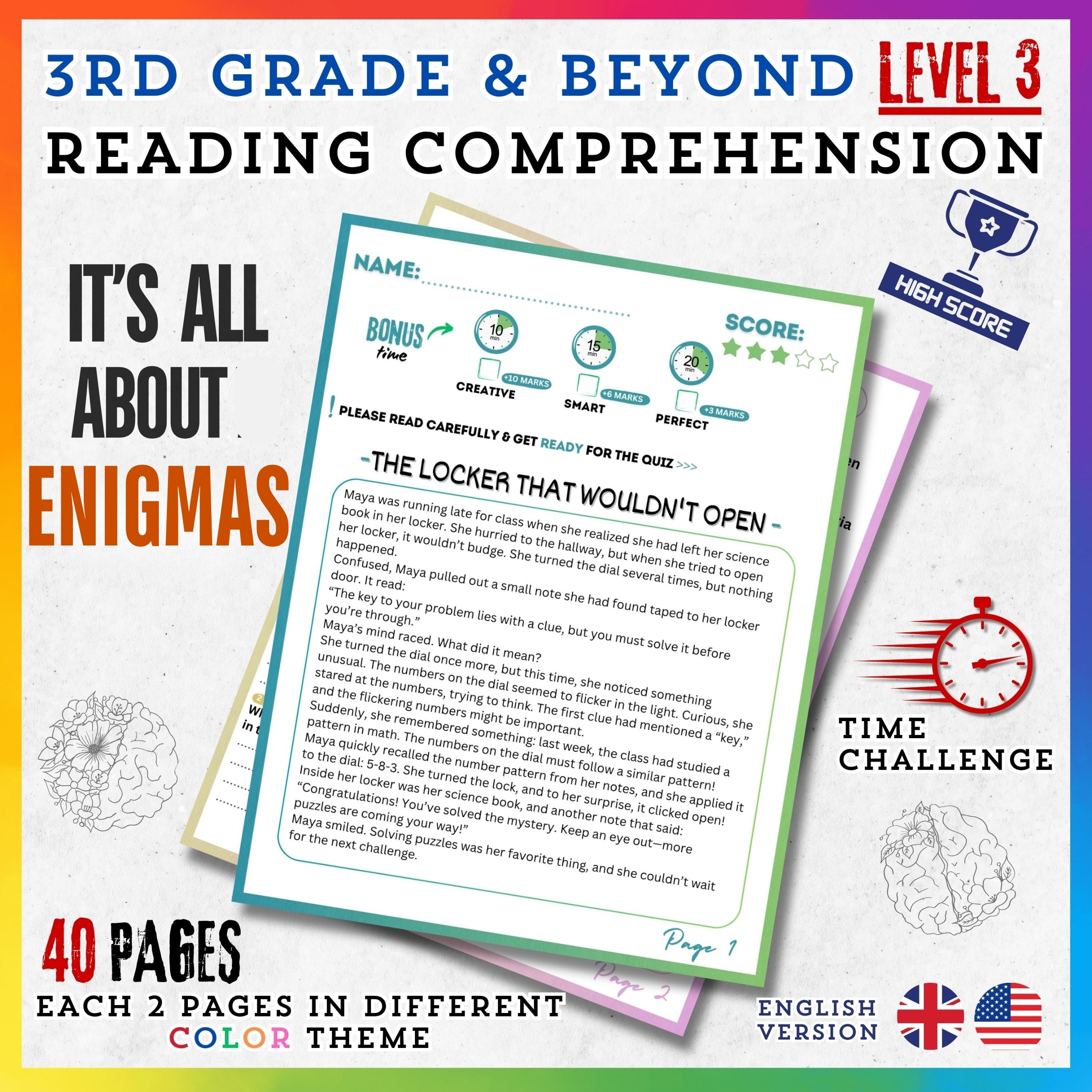 Enigmas Reading Stories