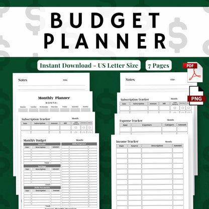 My Budget Planner