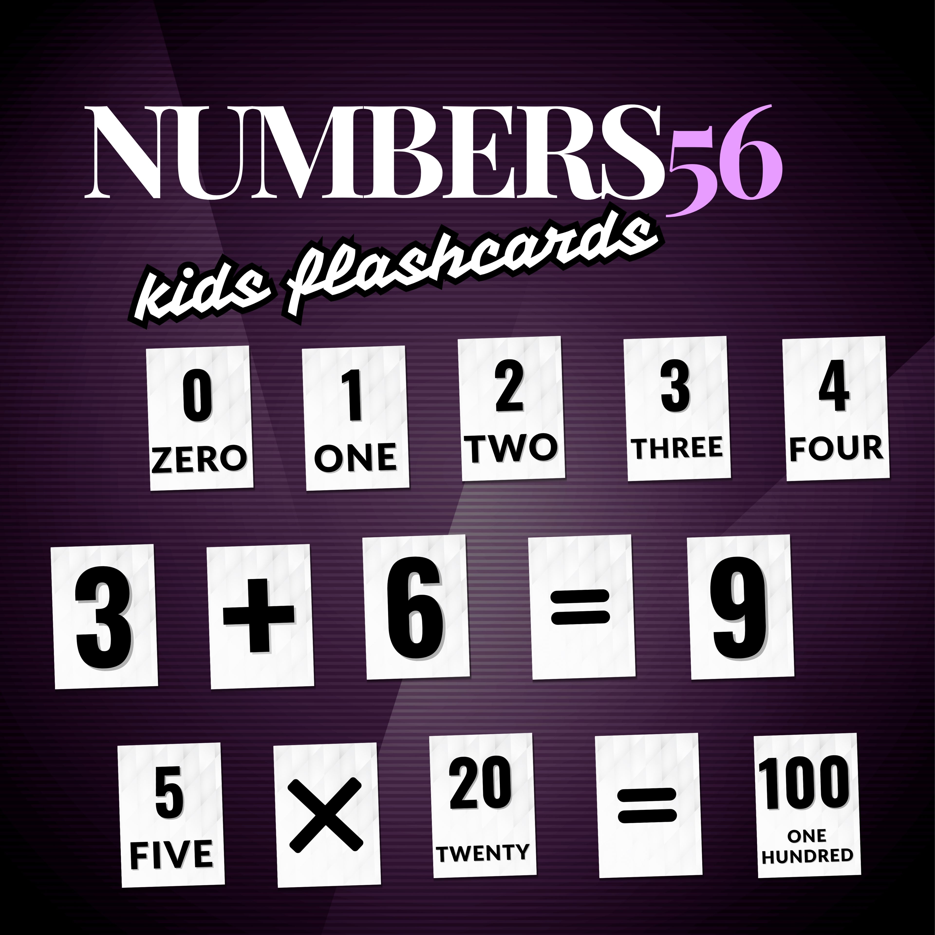 Number Flashcards - Fun Math Course