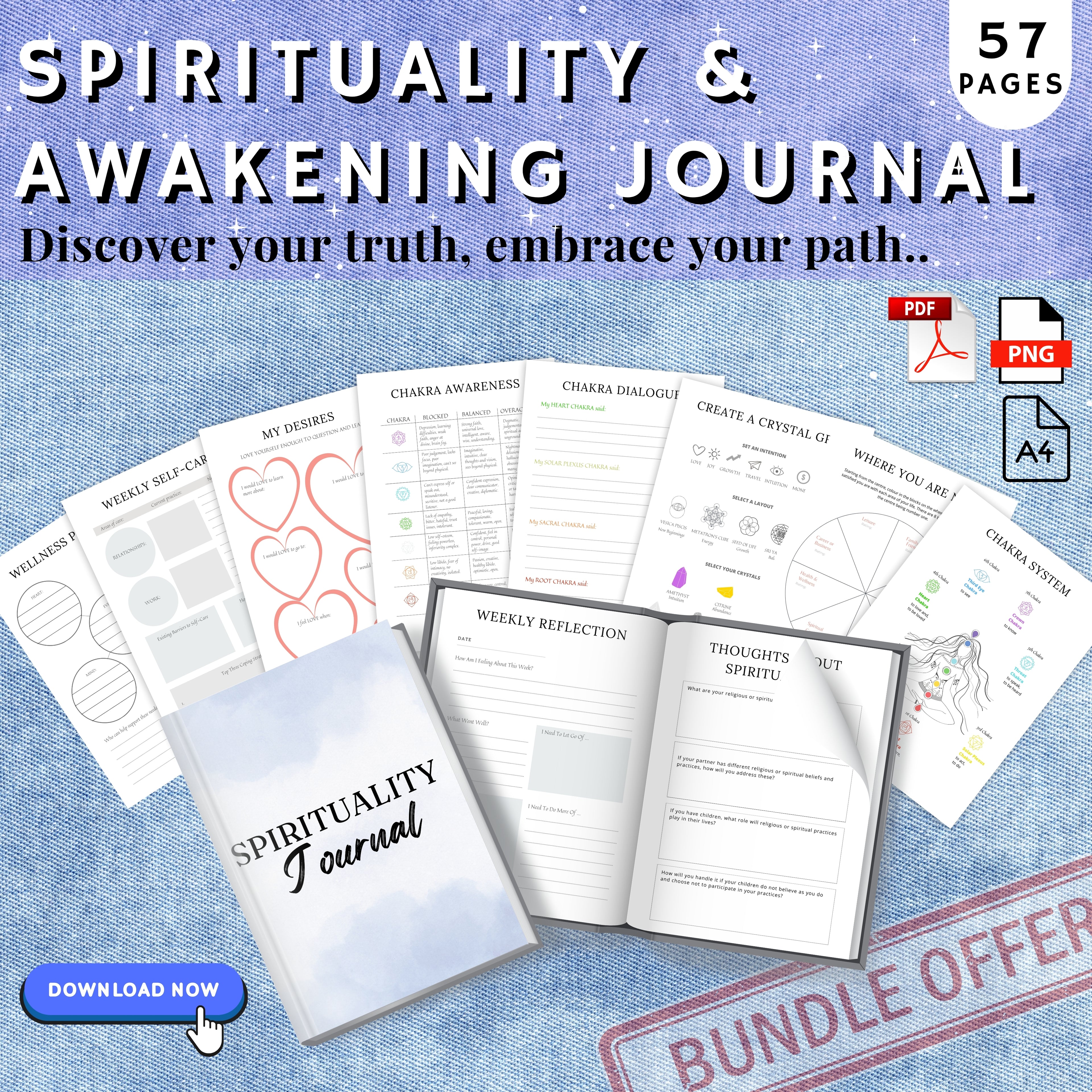 Spirituality And Awakening Journal Bundle