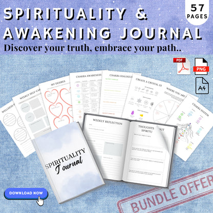 Spirituality And Awakening Journal Bundle