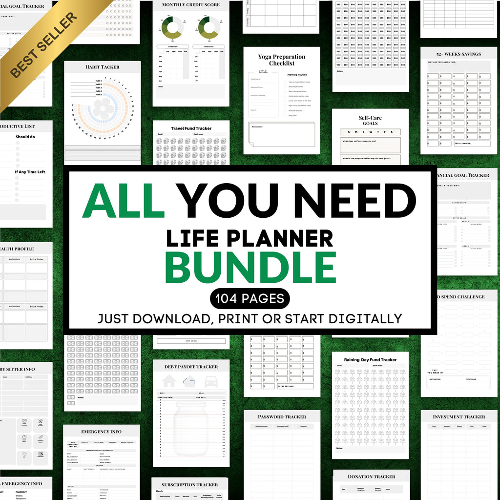 Whole Life Planner Bundle