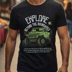 Explore Beyond The Boundaries - Off-Road Adventure Motivational Statement Artwork