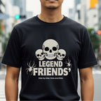 Legend Friends Side By Side Rule and Ride - Skull Spider Statement Artwork