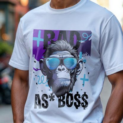 Bad As Boss - Graffiti Monkey Urban Street Statement Artwork