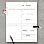 Post Publishing Planner