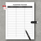 Personal Passwords Tracker