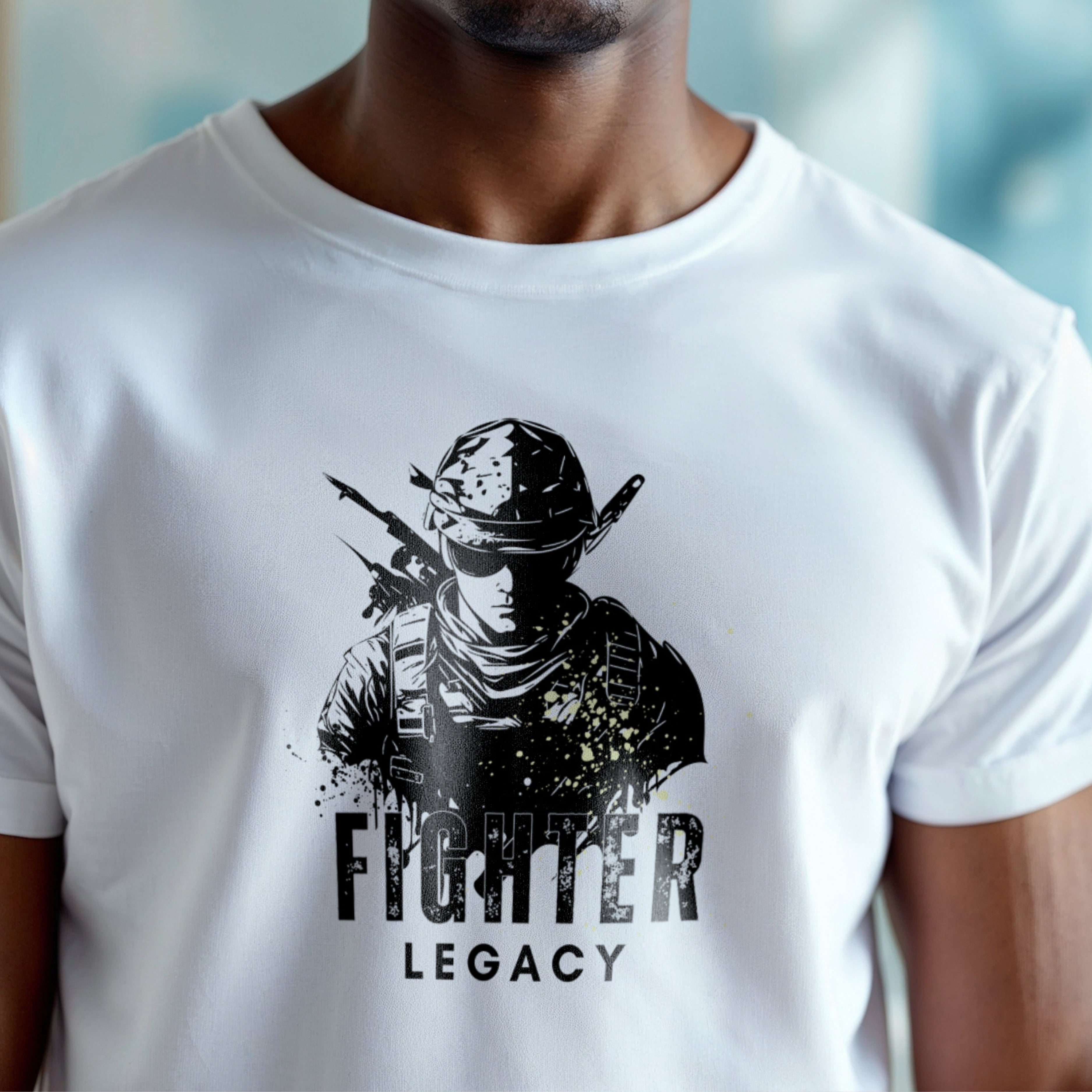 Fighter Legacy - Tactical Military Warrior Statement Artwork