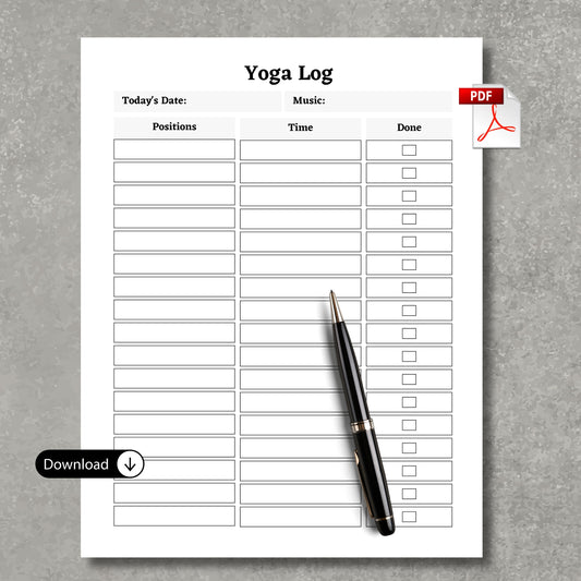 Yoga Log Tracker