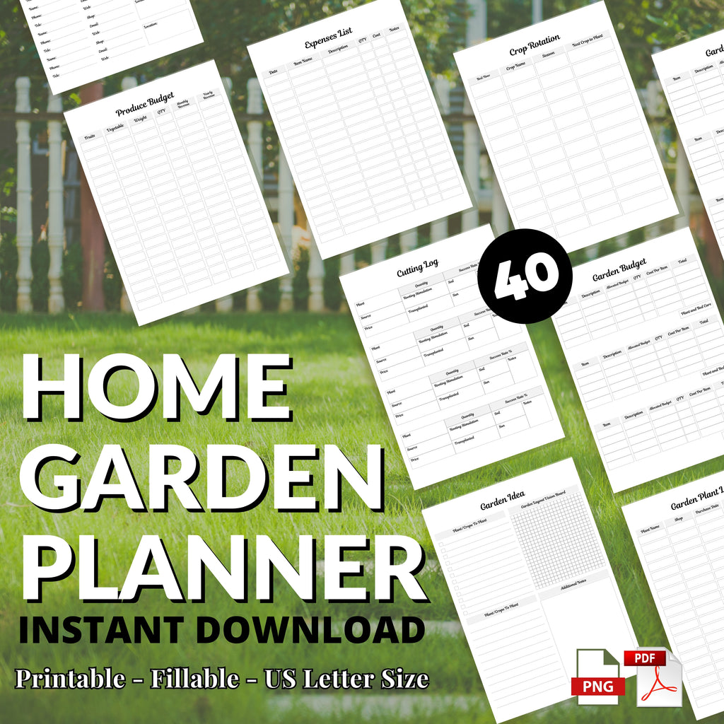 Home Garden Planner Bundle