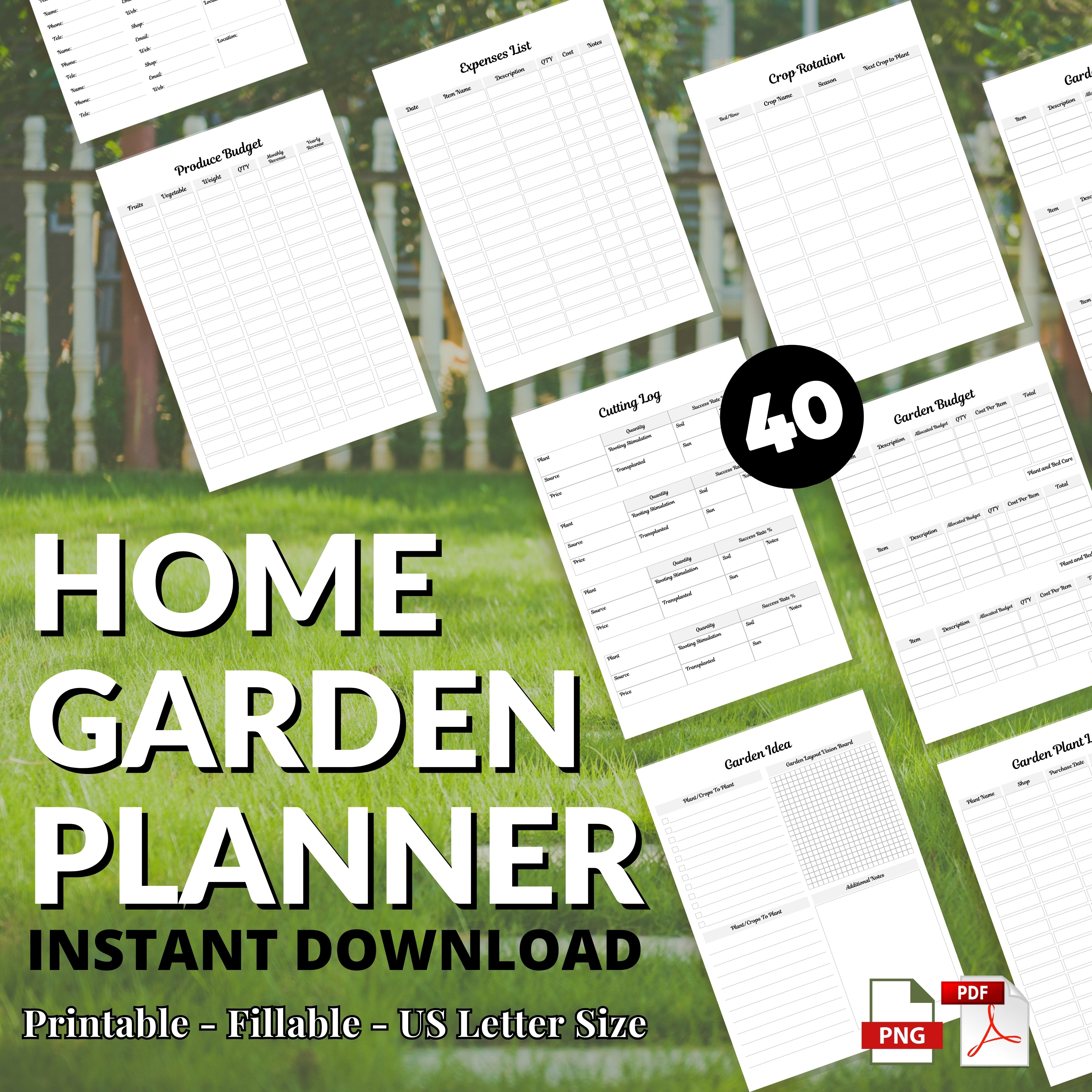 Home Garden Planner Bundle