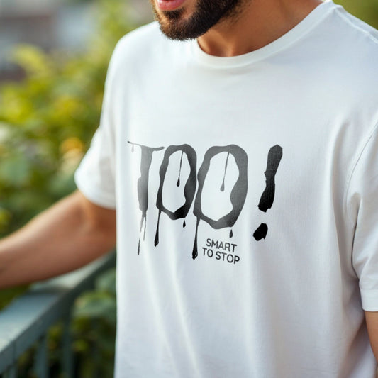 Too Smart To Stop - Horror Dripping Statement Artwork