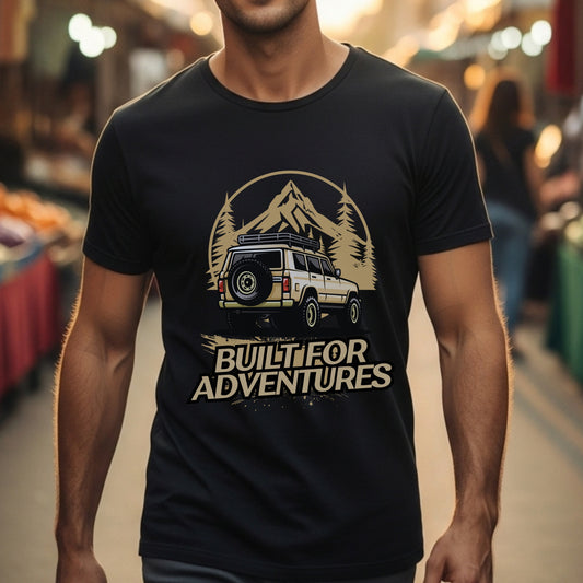 Built For Adventures - Mountain Off-Road Badge Statement Artwork