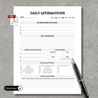 Daily Affirmations Journal