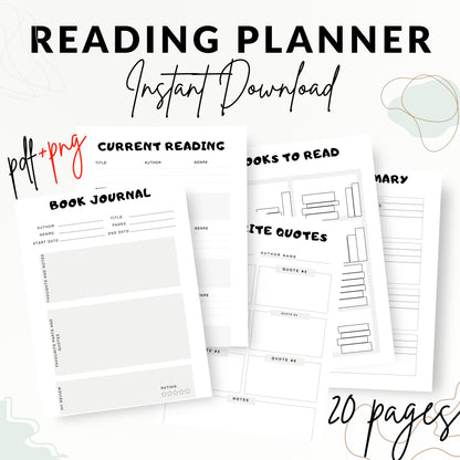 Reading Planner & Tracker