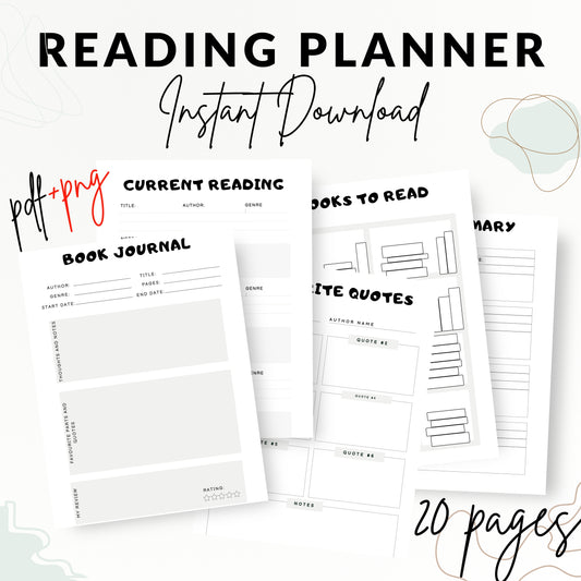 Reading Planner & Tracker