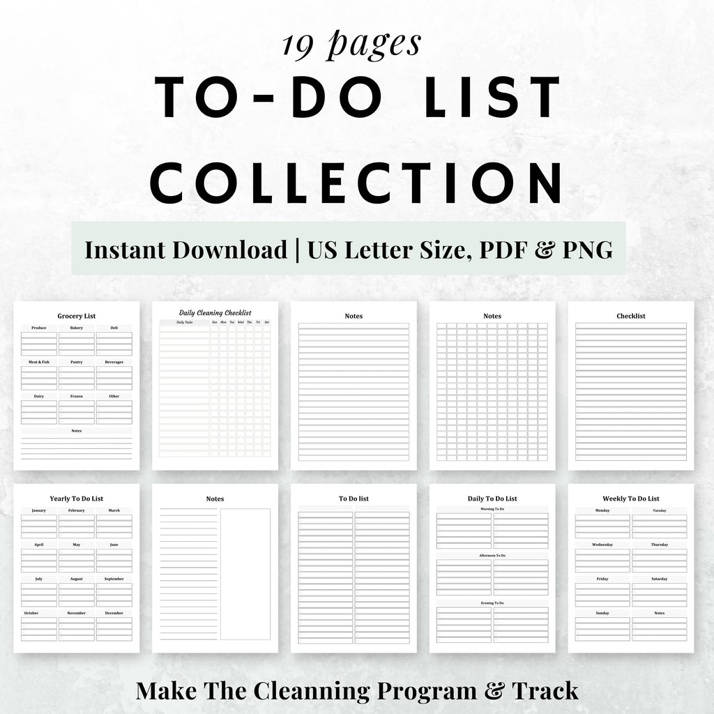 To Do List Template's Collection