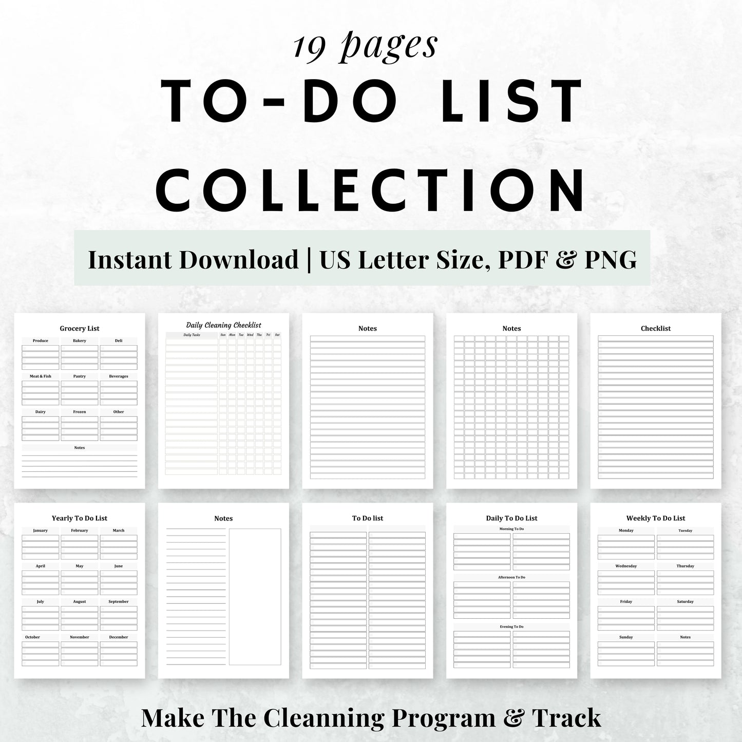 To Do List Template's Collection