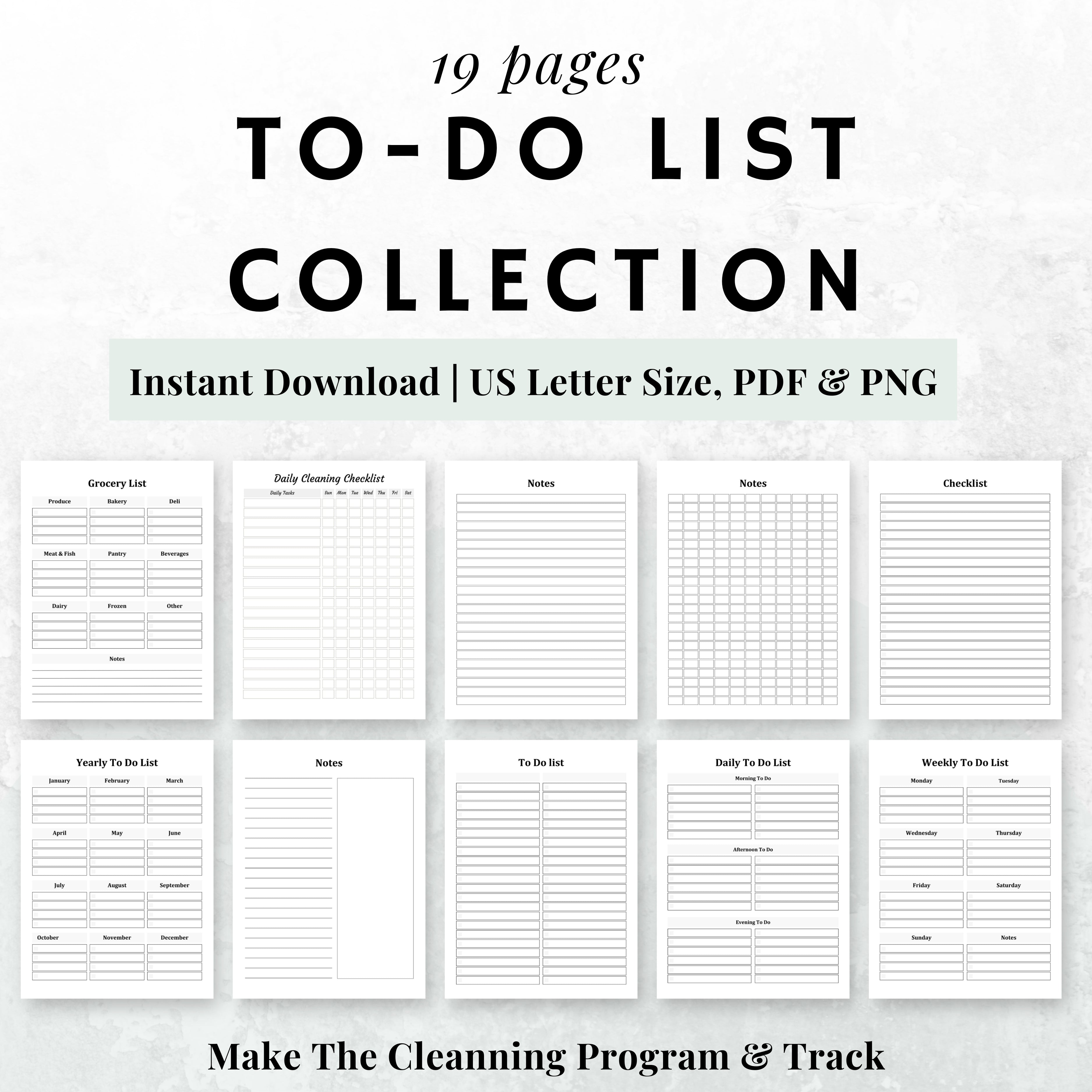 To Do List Template's Collection