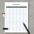 Orders Tracker PDF