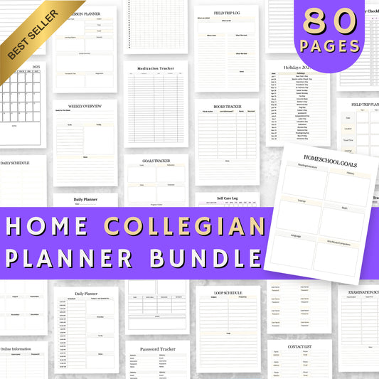 Home Collegian Planner Bundle