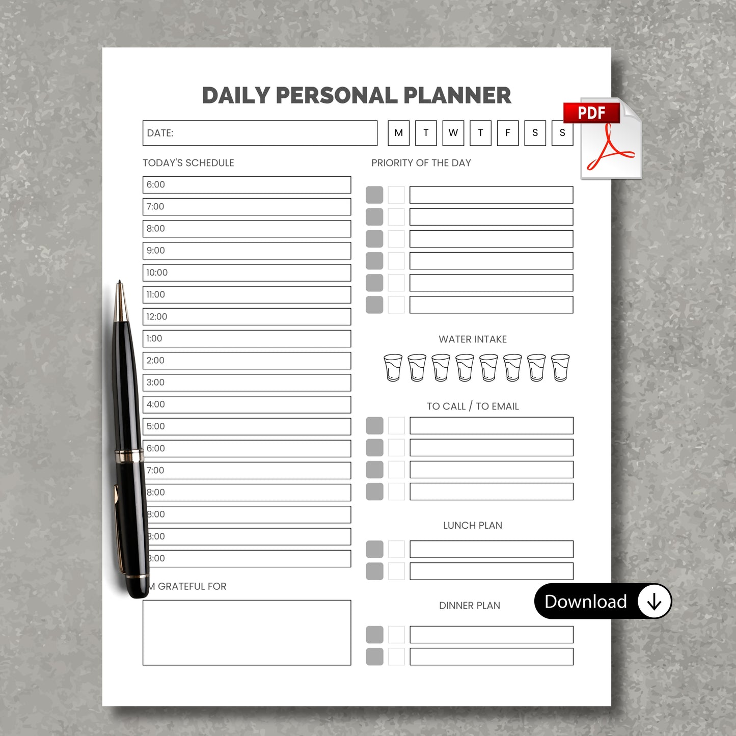 Daily Personal Planner