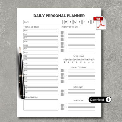 Daily Personal Planner