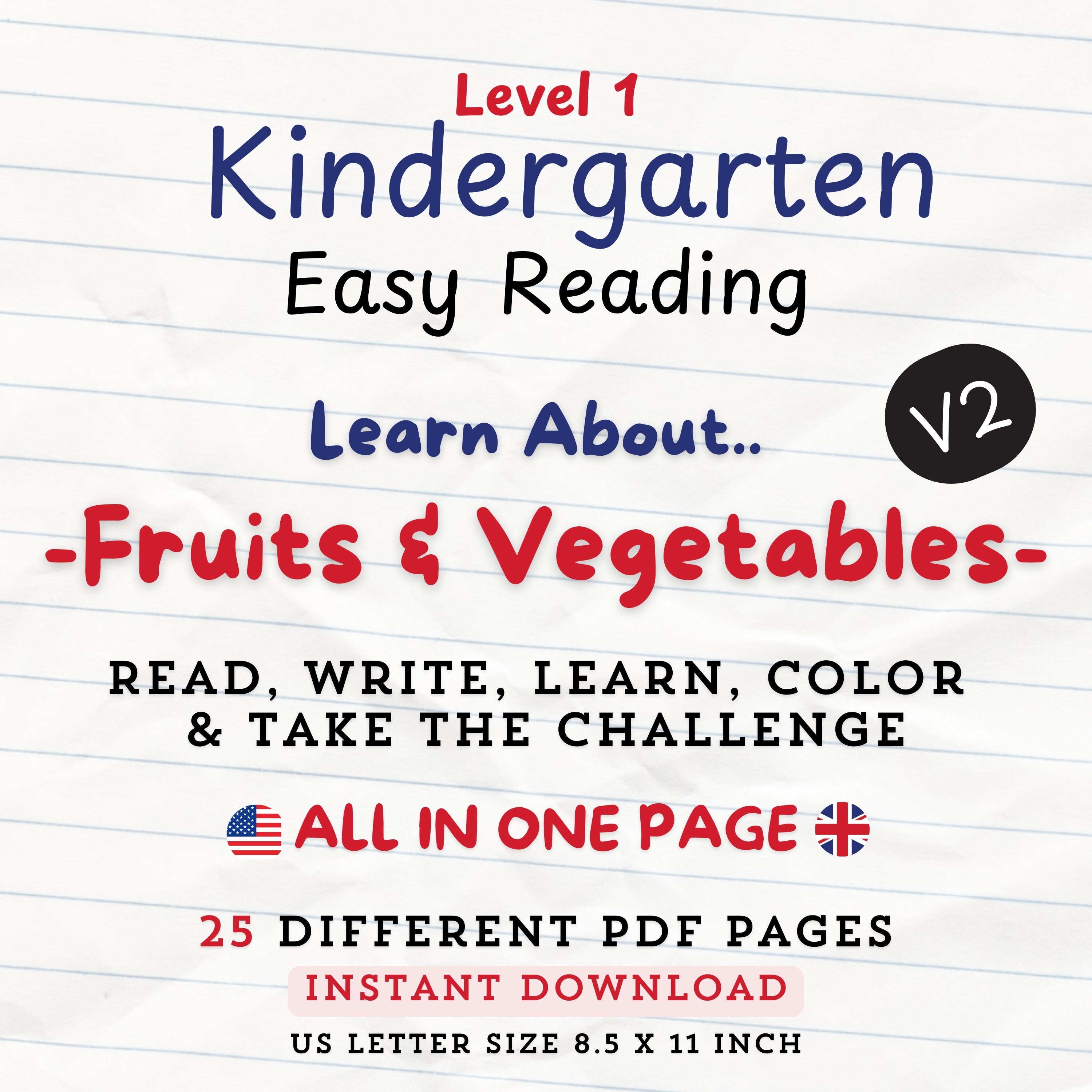 Learn About Fruits & Vegetables V2.