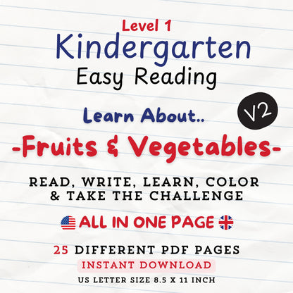 Learn About Fruits & Vegetables V2.